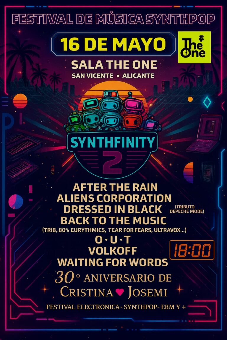 SYNTHFINITY FESTIVAL 2 ( TRIBUTO DEPECHE MODE / 80 ‘ S Y 5 BANDAS MAS )